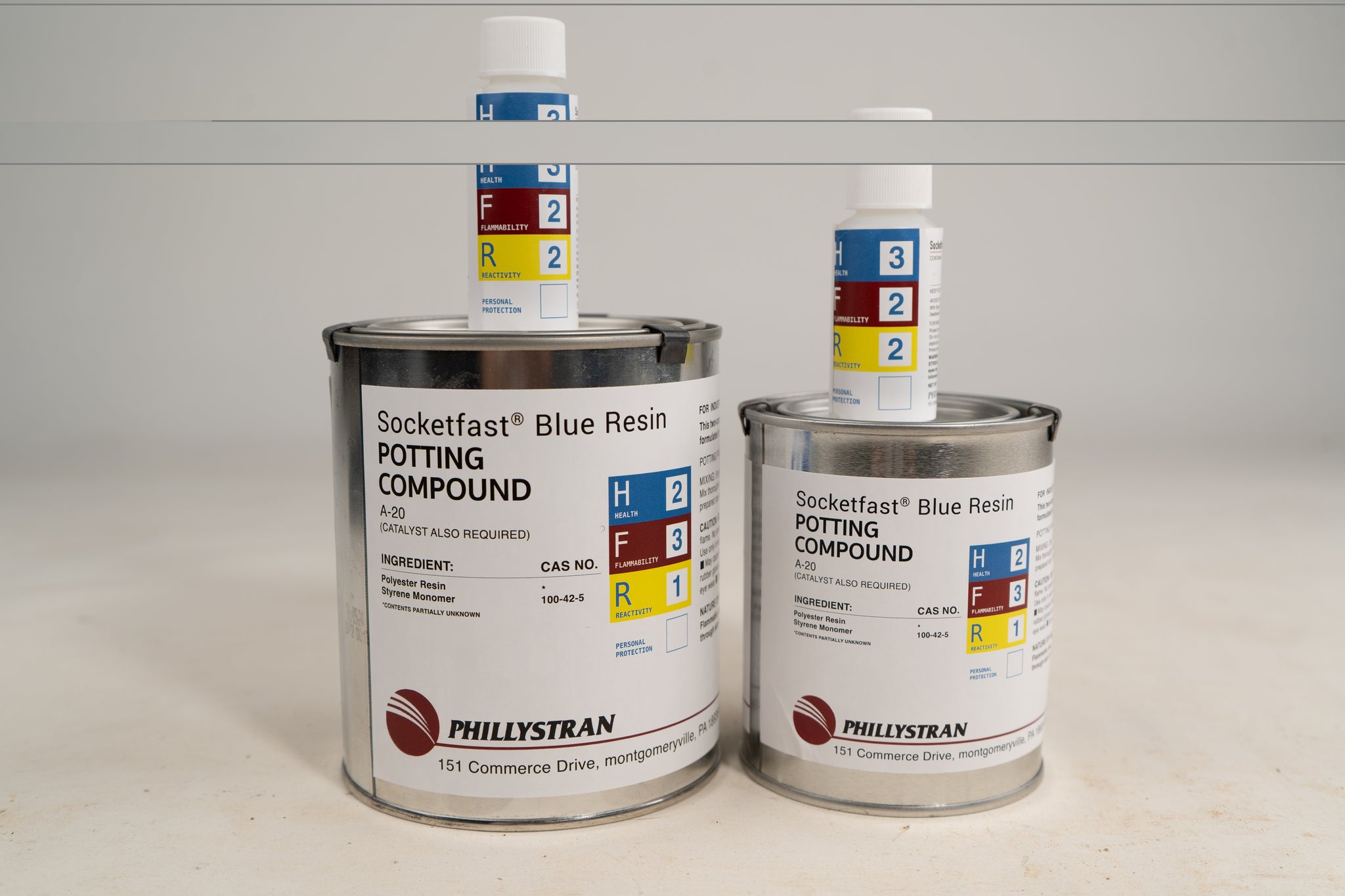 Socketfast SOCKETFAST BLUE RESIN, A-20 + Catalyst Quart Kit $275 - MROSupplyShop