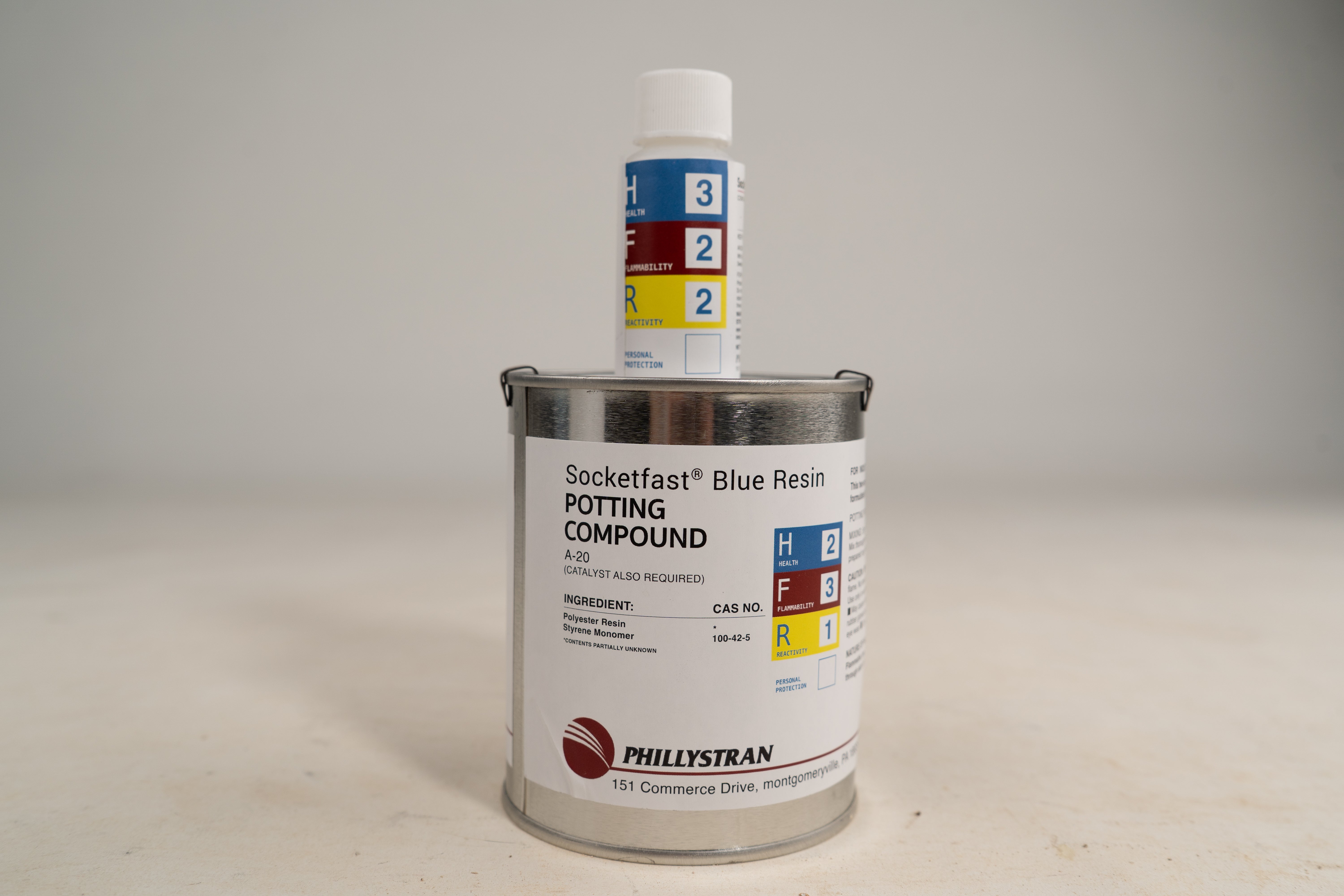 Socketfast SOCKETFAST BLUE RESIN, A-20 + Catalyst Pint Kit $149 - MROSupplyShop