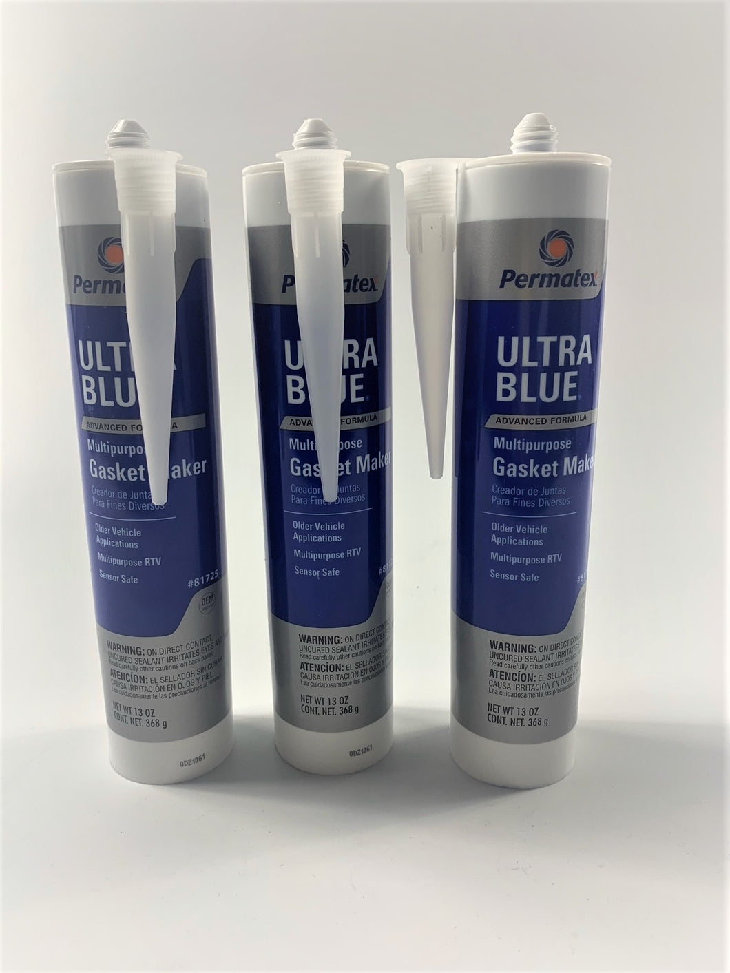 RTV Silicone, Permatex 81725 Ultra Blue, 13 Oz. Cartridge.