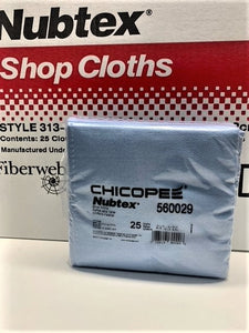 Nubtex Shop Cloth 560029, 13"x13" , per pack of 25 wipes $26
