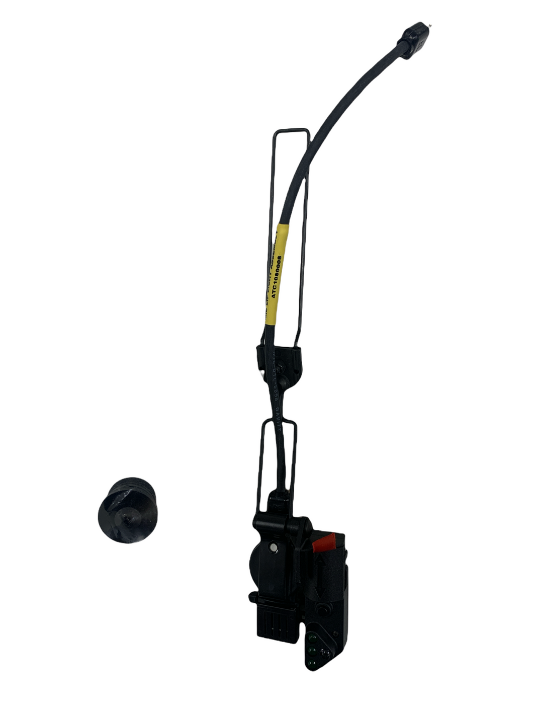 PILOT'S MICROPHONE+BOOM WITH NVIS GREEN LIP-LIGHT