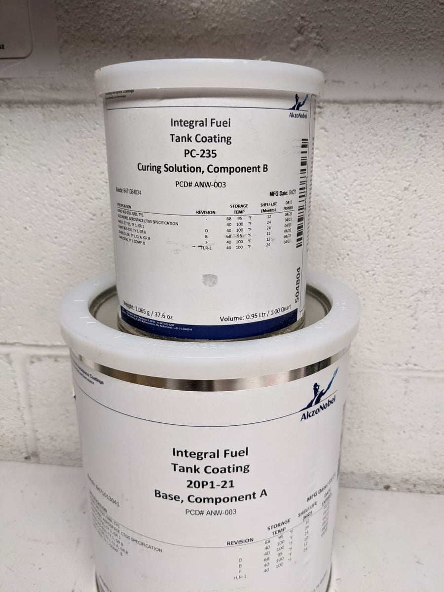 Integral Fuel Tank Coating, 20P121 & PC235 , Gallon Kit 695.00